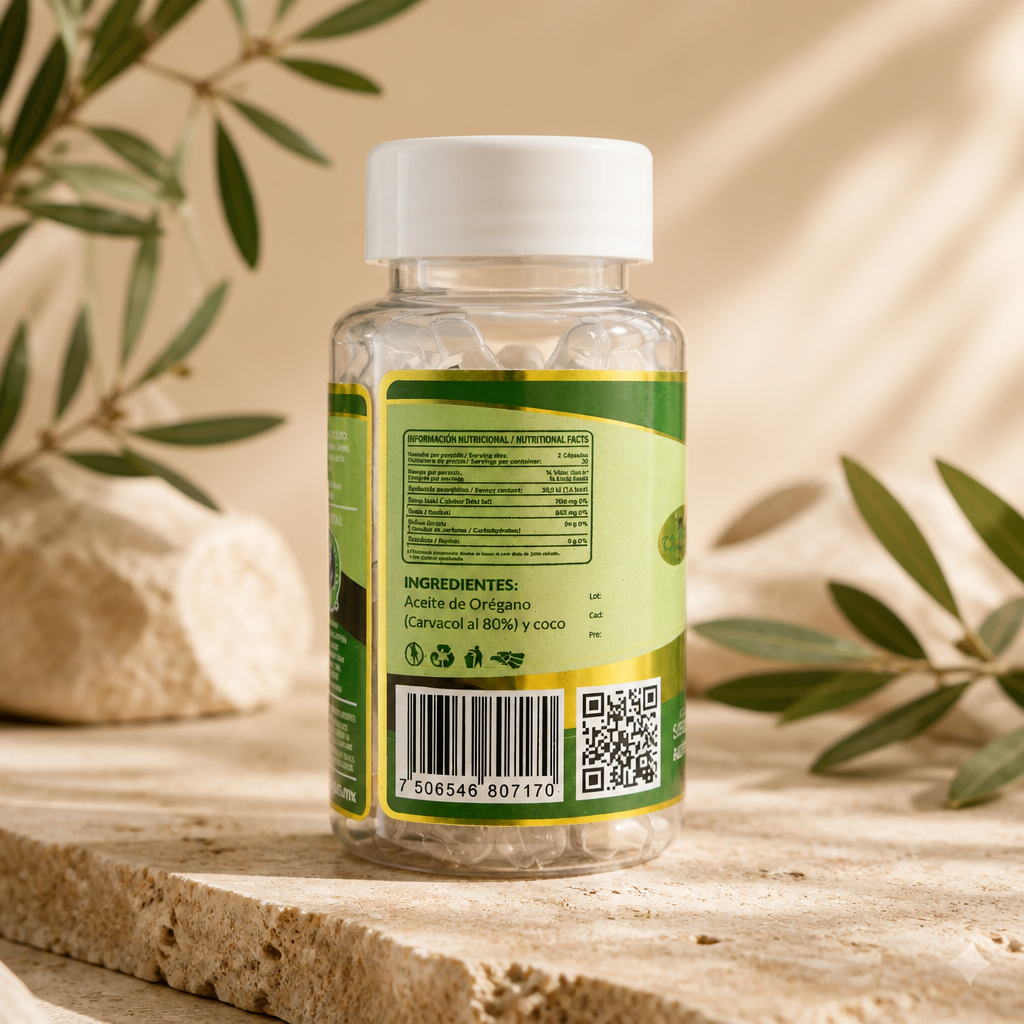 Orégano – Suplemento Herbal Natural 90 Cápsulas