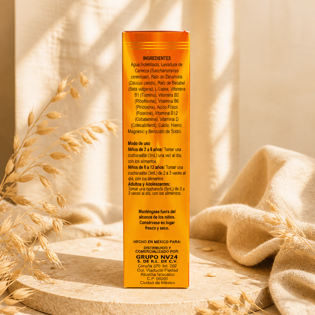 Hierro y Vitaminas – Suplemento Líquido 450 mL