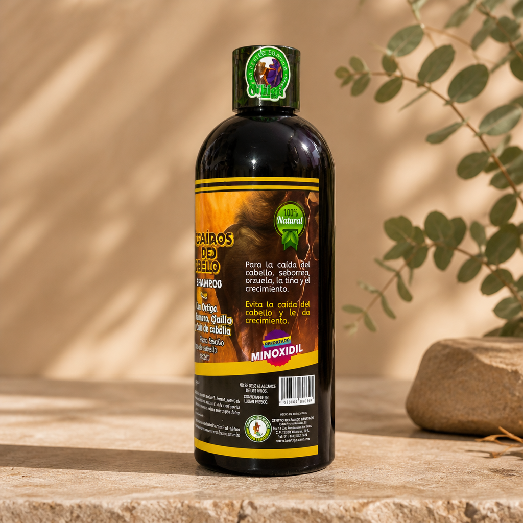Shampoo 7 Leguas con Aceite de Batana, Romero y Cola de Caballo – 500 mL