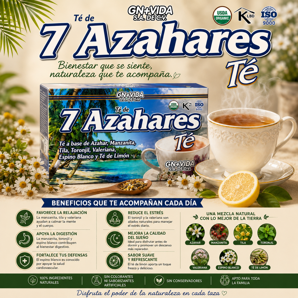 Té de 7 Azahares- (20 Sobres)