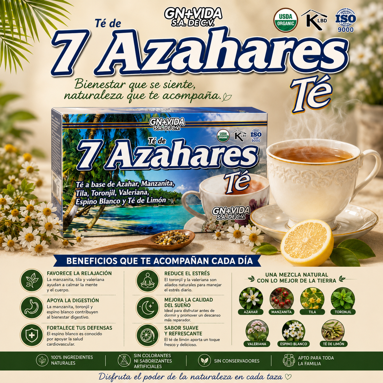 Té de 7 Azahares- (20 Sobres)
