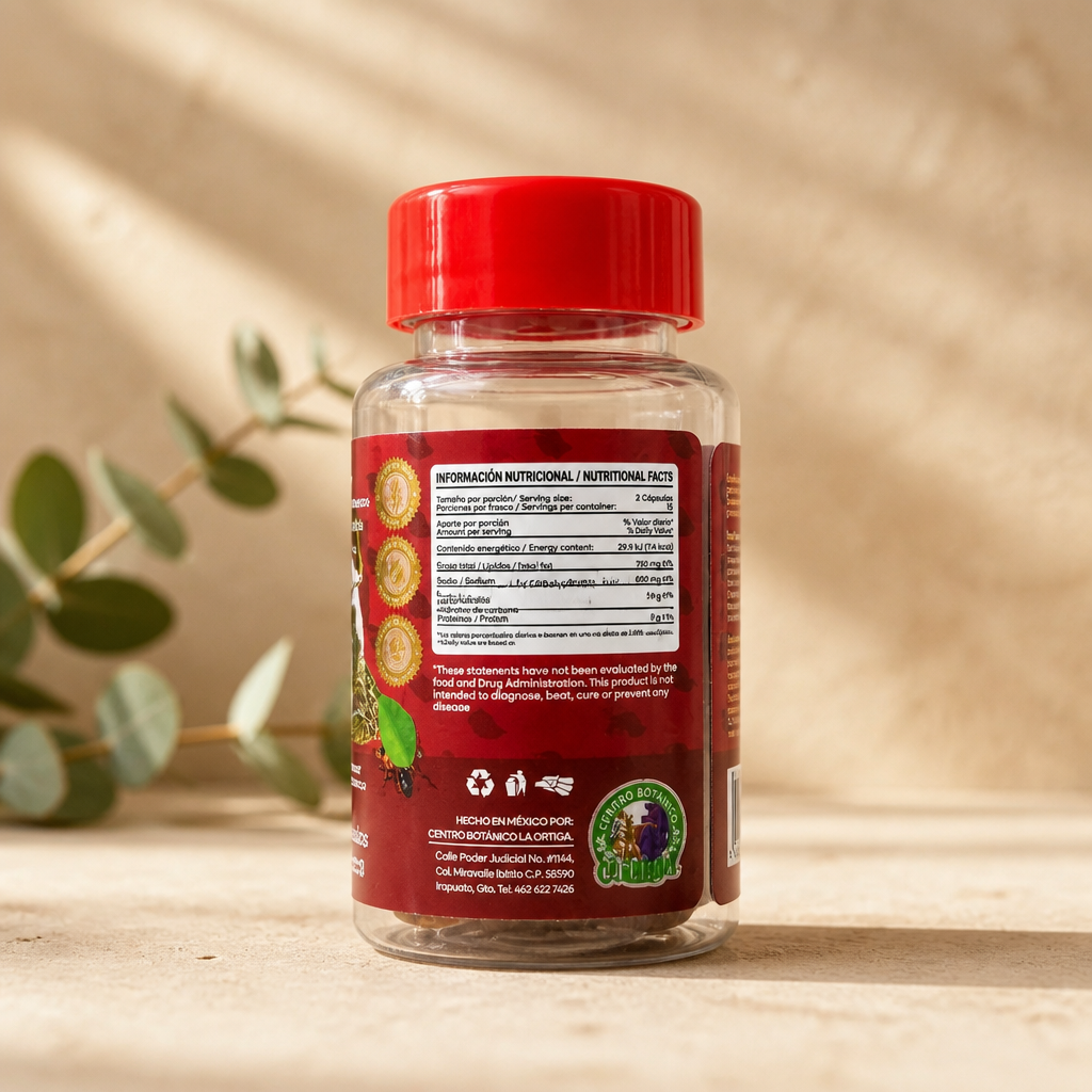 Hierba de Hormiga – Suplemento Herbal Natural 90 Cápsulas