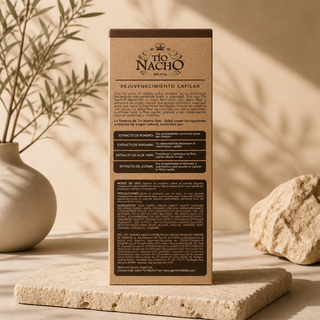 Shampoo Tío Nacho Anti-Edad – 415 mL