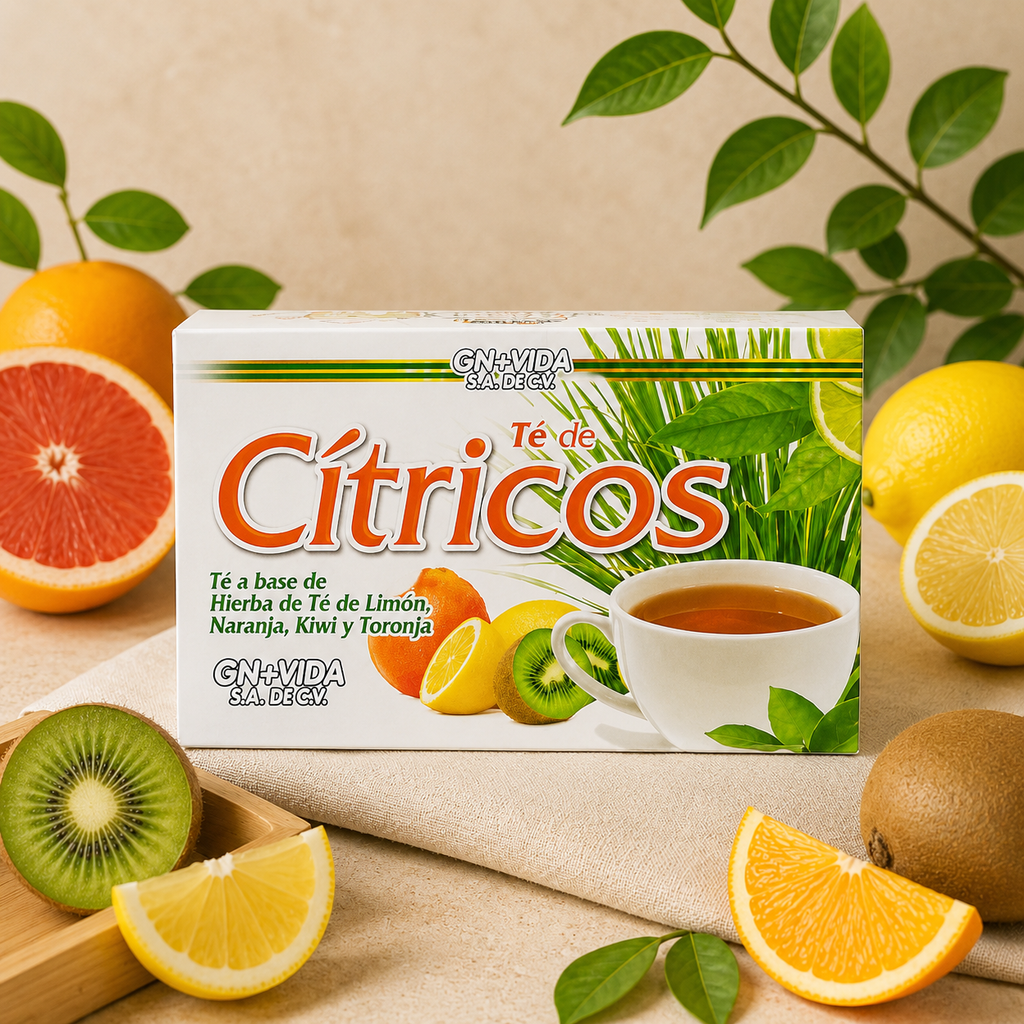 Té Cítricos – Té Herbal Natural (20 sobres)