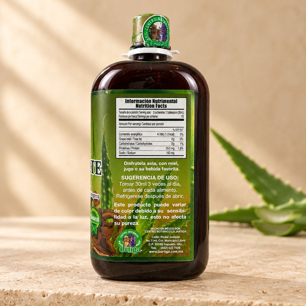 Sábila, Cuachalalate y Nopal con Vitamina C – 1 litro