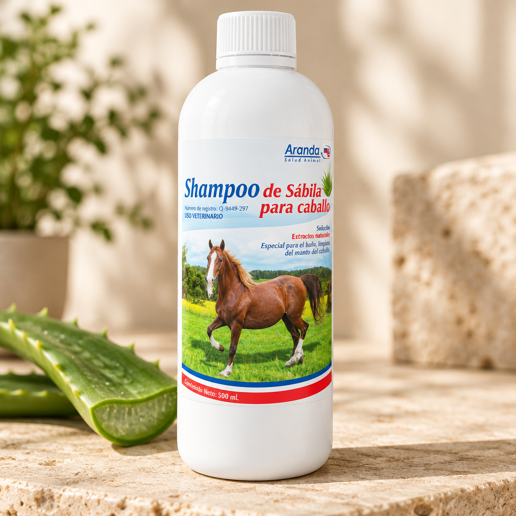 Shampoo de Sábila para Caballo – 500ml